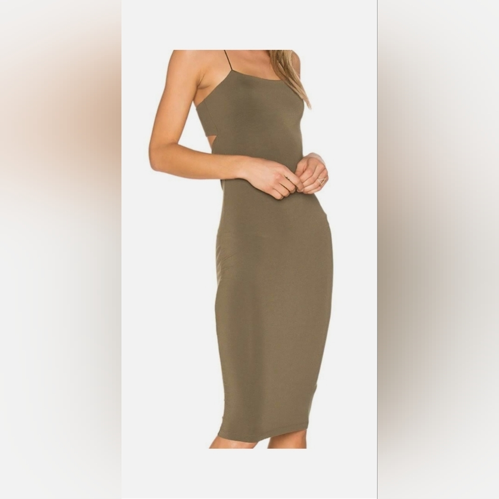 T by Alexander Wang Army Green Midi